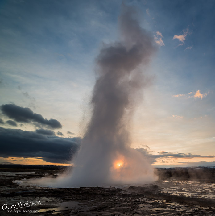 Geysir, Iceland - Photo Expeditions -  Gary Waidson - All Rights Reserved
