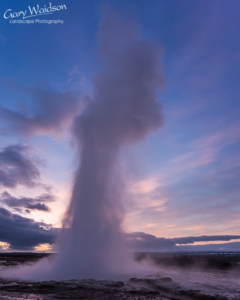 Strokkur, Iceland - Photo Expeditions -  Gary Waidson - All Rights Reserved