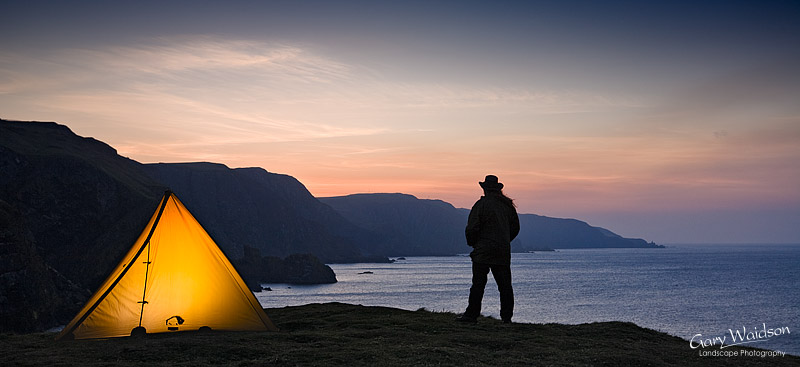 Wild Camping, St. Abb's Head. Highly Commended, Take a View. The Landscape Photographer of the Year 2009. Living the View.  Fine Art Landscape photography by Gary Waidson.