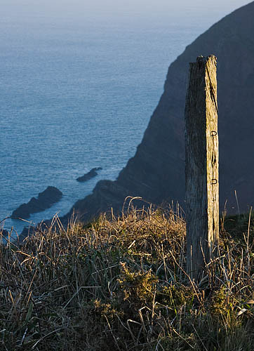 Hartland Point Post. Fine Art Landscape Photography by Gary Waidson