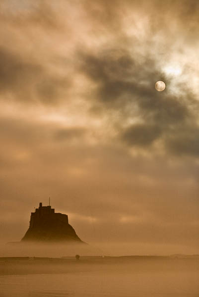 Lindisfarne sunburst. Fine Art Landscape Photography by Gary Waidson