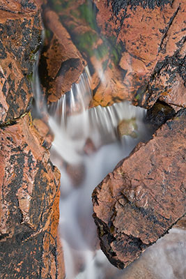 Pink granite in Glen Etive. Fine Art Landscape Photography by Gary Waidson