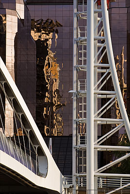 That bridge again. Salford Quays. Fine Art Landscape Photography by Gary Waidson