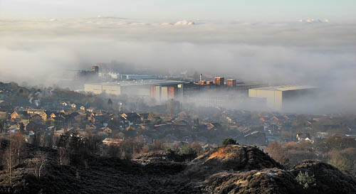 Shaw from Crompton Moor. Waylandscape. Fine Art Landscape Photography by Gary Waidson