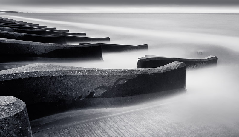 Wallasey Sea Wall. Fine Art Landscape Photography by Gary Waidson