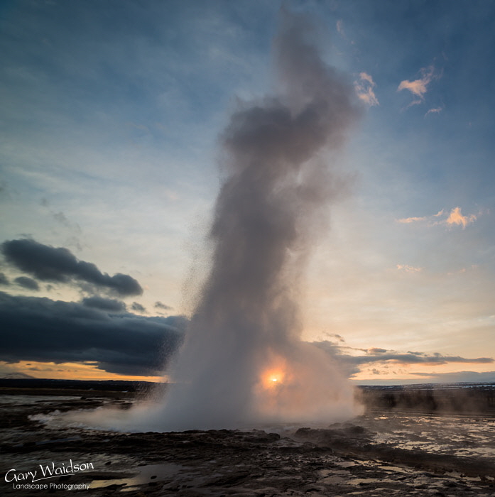 Geysir, Iceland - Photo Expeditions -  Gary Waidson - All Rights Reserved