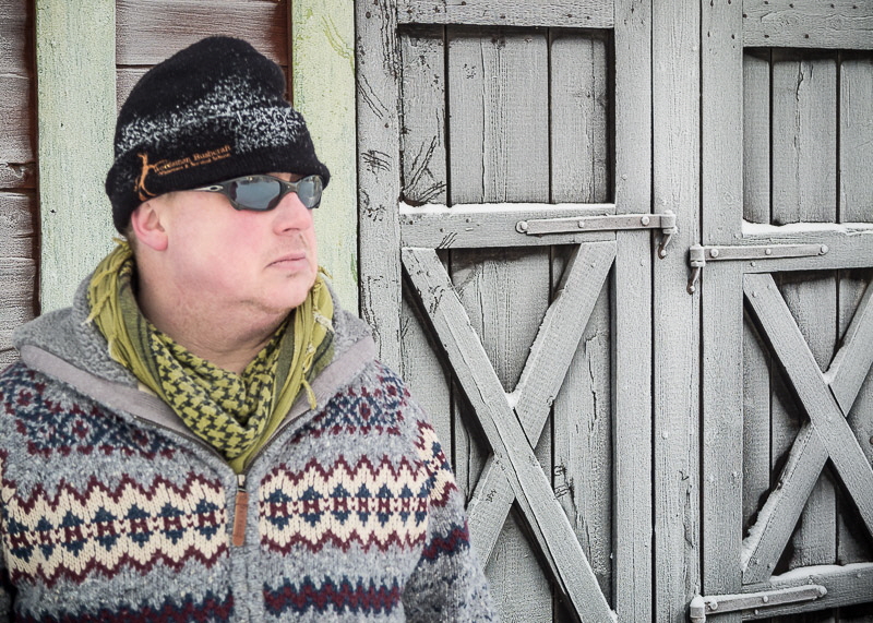 Damian O'Toole at Jokkmokk. Fine Art Landscape Photography by Gary Waidson