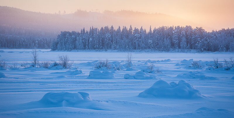 Dawn near Jokkmokk. Fine Art Landscape Photography by Gary Waidson