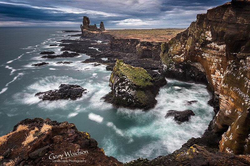 Lndrangar (Londrangar), Iceland- Photo Expeditions -  Gary Waidson - All Rights Reserved