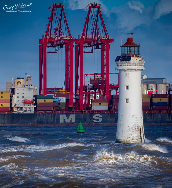 Perch Rock Light - New Brighton - Storm - Jorge II - Fine Art Landscape Photography by Gary Waidson