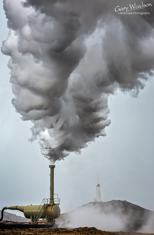 Reykjanes Steam Engine, Iceland - Photo Expeditions -  Gary Waidson - All Rights Reserved