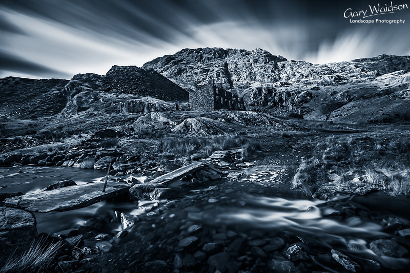 Slate workers barracks in Cwmorthin. Fine Art Landscape Photography by Gary Waidson